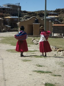 Boliviennes sur l'isla del sol