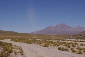 Petite tornade de poussière